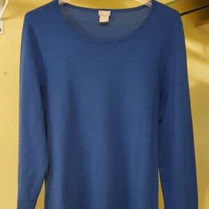 Chico's Blue Women's Top Sz L / 2